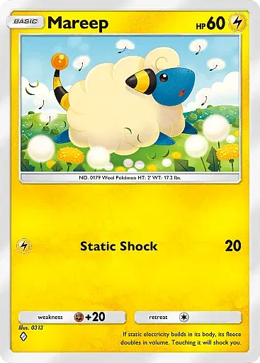 Mareep - WisdomOfSeaAndSky - Pokémon Pocket Card