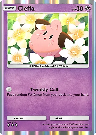Cleffa - WisdomOfSeaAndSky - Pokémon Pocket Card