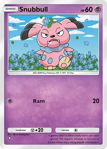Snubbull - WisdomOfSeaAndSky - Pokémon Pocket Card