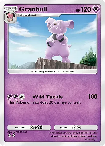 Granbull - WisdomOfSeaAndSky - Pokémon Pocket Card