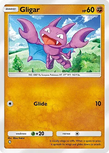 Gligar - WisdomOfSeaAndSky - Pokémon Pocket Card
