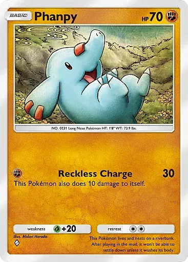 Phanpy - WisdomOfSeaAndSky - Pokémon Pocket Card