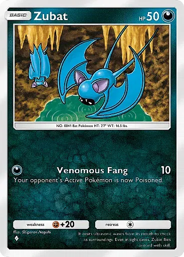 Zubat - WisdomOfSeaAndSky - Pokémon Pocket Card