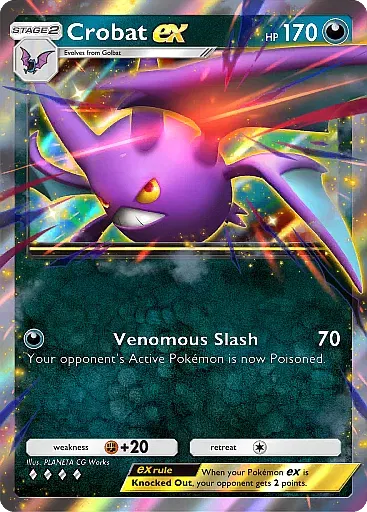 Crobat ex - WisdomOfSeaAndSky - Pokémon Pocket Card