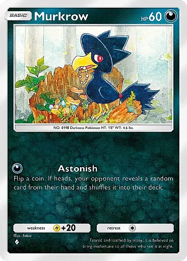 Murkrow - WisdomOfSeaAndSky - Pokémon Pocket Card