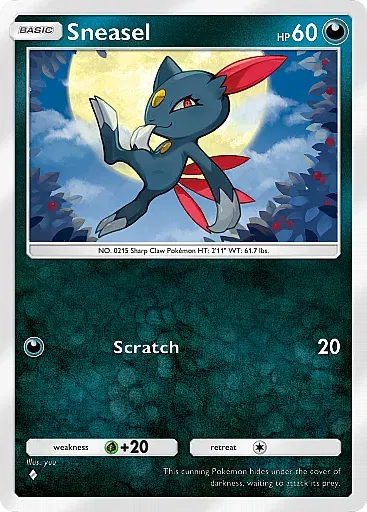 Sneasel - WisdomOfSeaAndSky - Pokémon Pocket Card