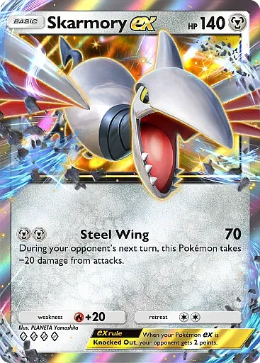 Skarmory ex - WisdomOfSeaAndSky - Pokémon Pocket Card