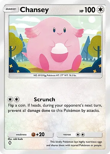Chansey - WisdomOfSeaAndSky - Pokémon Pocket Card
