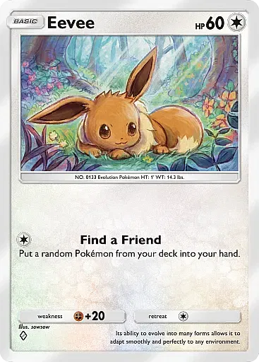 Eevee - WisdomOfSeaAndSky - Pokémon Pocket Card