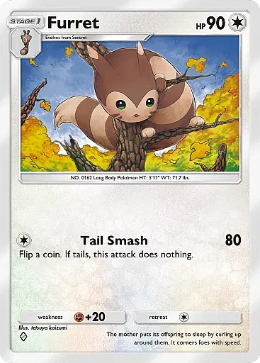 Furret - WisdomOfSeaAndSky - Pokémon Pocket Card