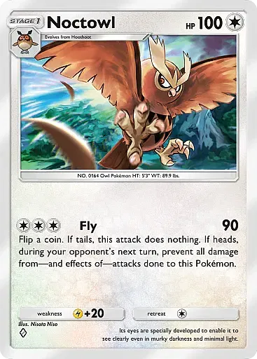 Noctowl - WisdomOfSeaAndSky - Pokémon Pocket Card