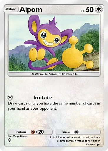 Aipom - WisdomOfSeaAndSky - Pokémon Pocket Card