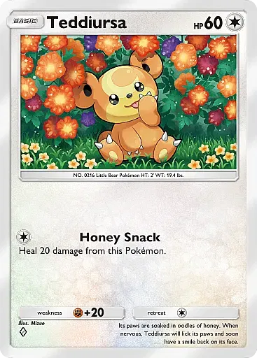 Teddiursa - WisdomOfSeaAndSky - Pokémon Pocket Card