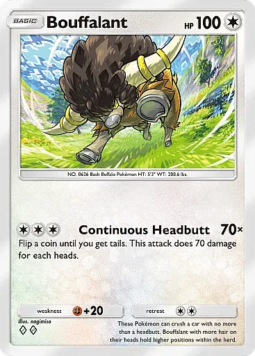 Bouffalant - WisdomOfSeaAndSky - Pokémon Pocket Card