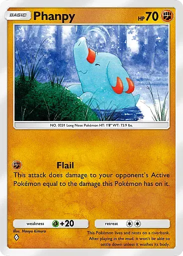 Phanpy - SecludedSprings - Pokémon Pocket Card