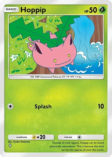 Hoppip - SecludedSprings - Pokémon Pocket Card