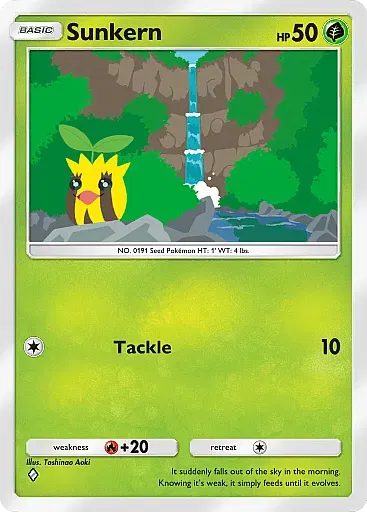 Sunkern - SecludedSprings - Pokémon Pocket Card