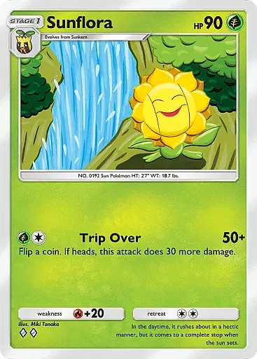 Sunflora - SecludedSprings - Pokémon Pocket Card