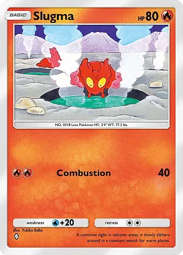 Slugma - SecludedSprings - Pokémon Pocket Card