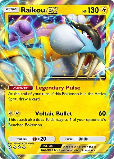 raikou pokemon card Raikou ex - Pokémon TCG Pocket Card