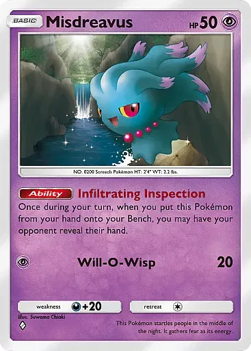 Misdreavus - SecludedSprings - Pokémon Pocket Card