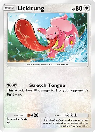 Lickitung - SecludedSprings - Pokémon Pocket Card