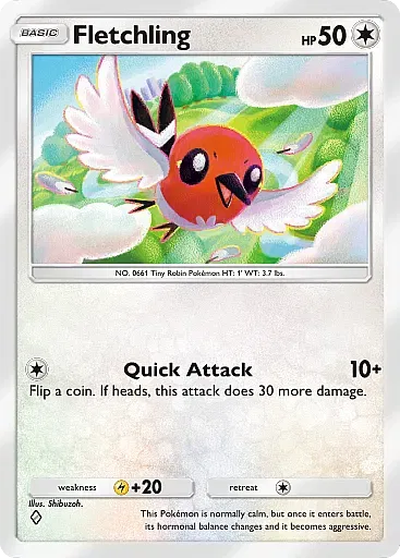 Fletchling - SecludedSprings - Pokémon Pocket Card