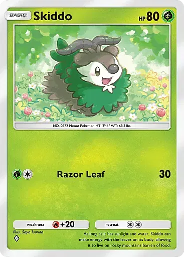 Skiddo - MegaRising - Pokémon Pocket Card