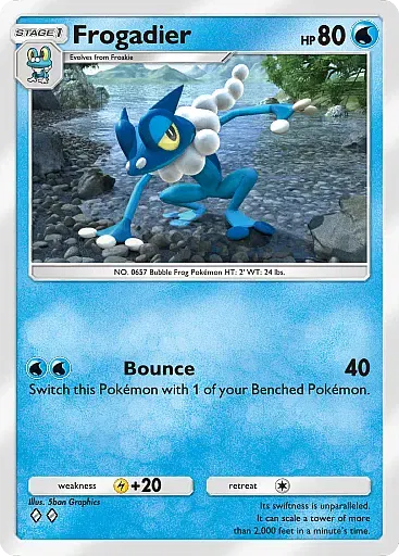 Frogadier - MegaRising - Pokémon Pocket Card