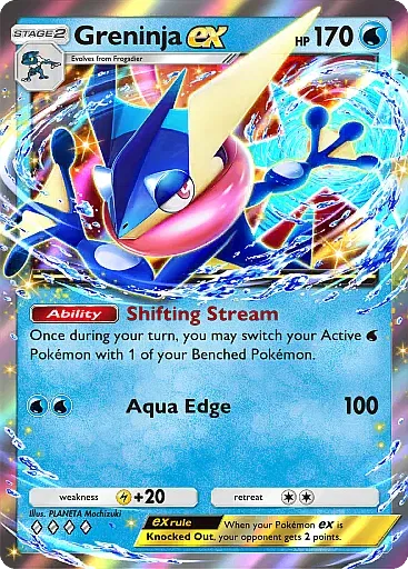 Greninja ex - MegaRising - Pokémon Pocket Card