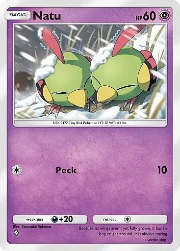 Natu - MegaRising - Pokémon Pocket Card