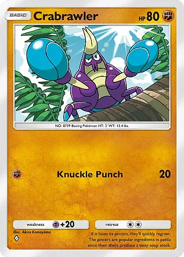 Crabrawler - MegaRising - Pokémon Pocket Card