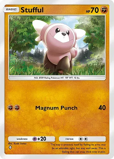 Stufful - MegaRising - Pokémon Pocket Card