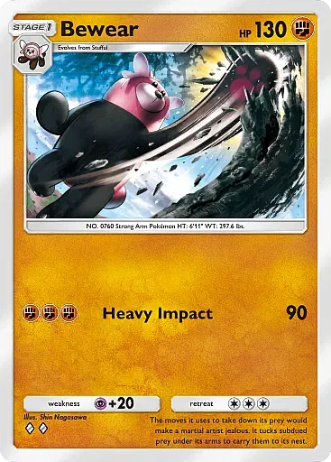 Bewear - MegaRising - Pokémon Pocket Card