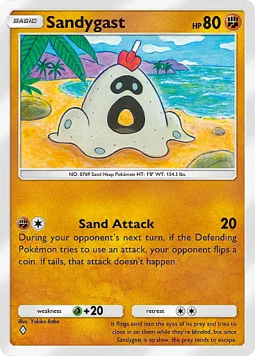Sandygast - MegaRising - Pokémon Pocket Card