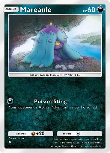 Mareanie - MegaRising - Pokémon Pocket Card