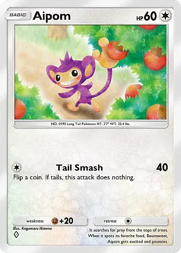 Aipom - MegaRising - Pokémon Pocket Card