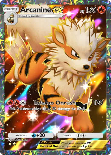 Arcanine ex - Pokémon TCG Pocket Card - Untapped.gg