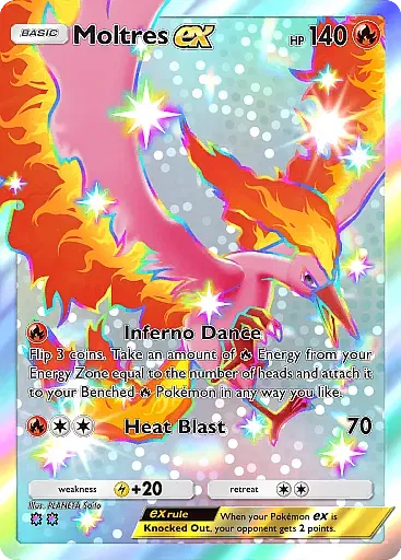 Moltres ex - EeveeGrove - Pokémon Pocket Card