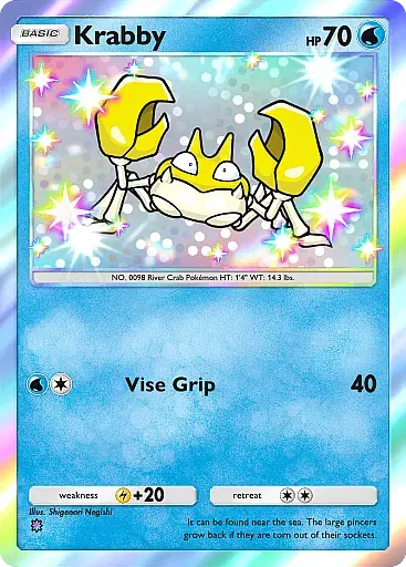 Krabby - SecludedSprings - Pokémon Pocket Card