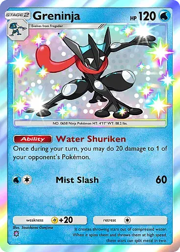 Greninja - ExtradimensionalCrisis - Pokémon Pocket Card