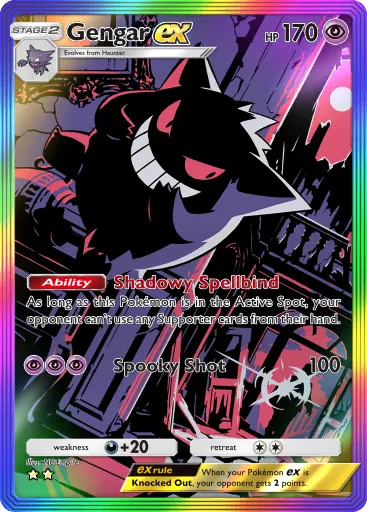 Gengar ex - GeneticApex - Pokémon Pocket Card