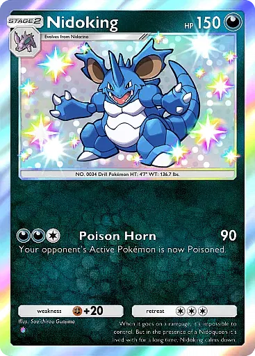 Nidoking - WisdomOfSeaAndSky - Pokémon Pocket Card