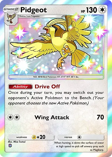 Pidgeot - ExtradimensionalCrisis - Pokémon Pocket Card
