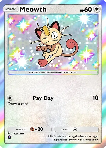 Meowth - MegaRising - Pokémon Pocket Card