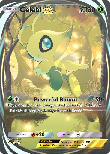 Celebi ex - MythicalIsland - Pokémon Pocket Card