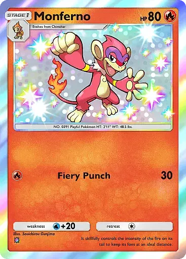 Monferno - SecludedSprings - Pokémon Pocket Card