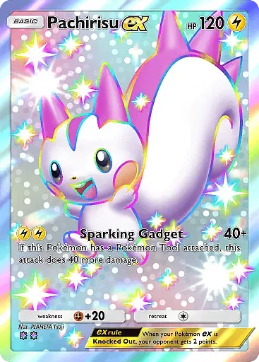 Pachirisu ex - WisdomOfSeaAndSky - Pokémon Pocket Card