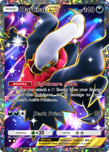 Darkrai ex - SpaceTimeSmackdown - Pokémon Pocket Card