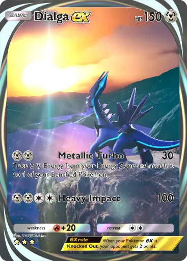 Dialga ex - SpaceTimeSmackdown - Pokémon Pocket Card